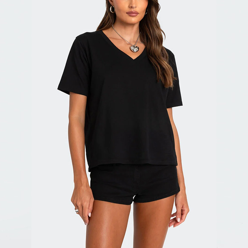 hongfeng’s v neck t shirts women are designed for a relaxed, stylish fit and comfort.